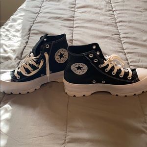 High top platform converse sneaker